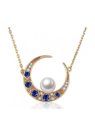 Collier Lune''Reine'' pas cher